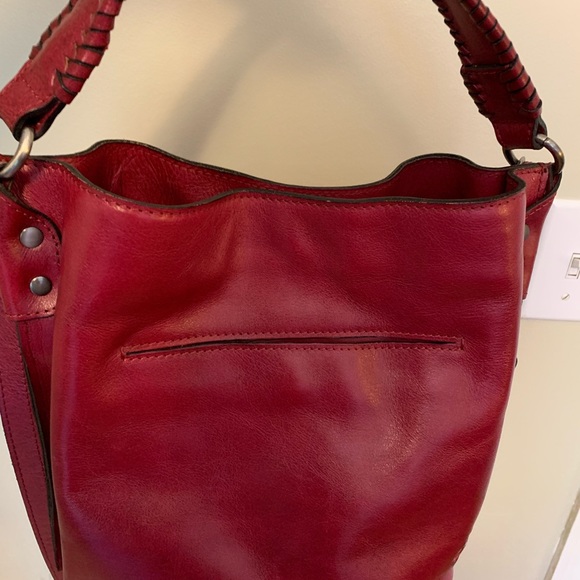 Patricia Nash Bucket Bag, Deep Scarlet Red - Picture 3 of 9